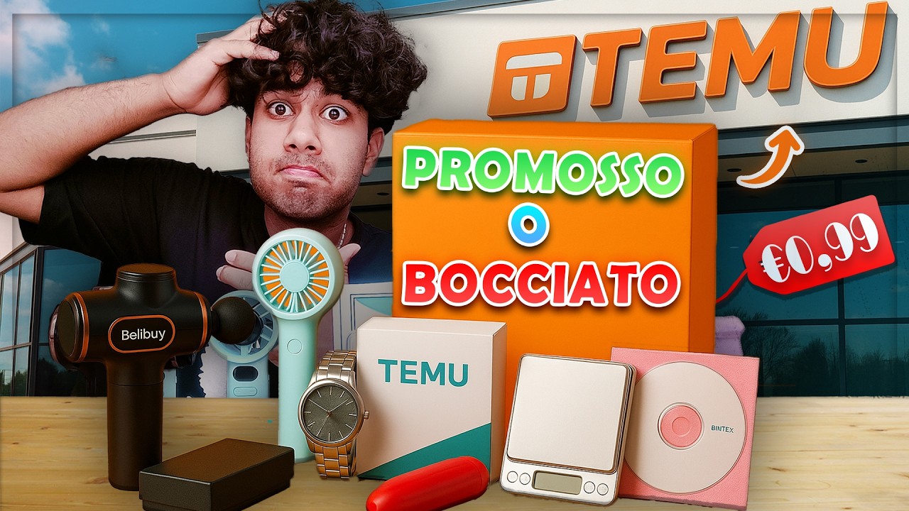 Ho PROVATO i gadget ECONOMICI di TEMU! PROMOSSO o BOCCIATO?