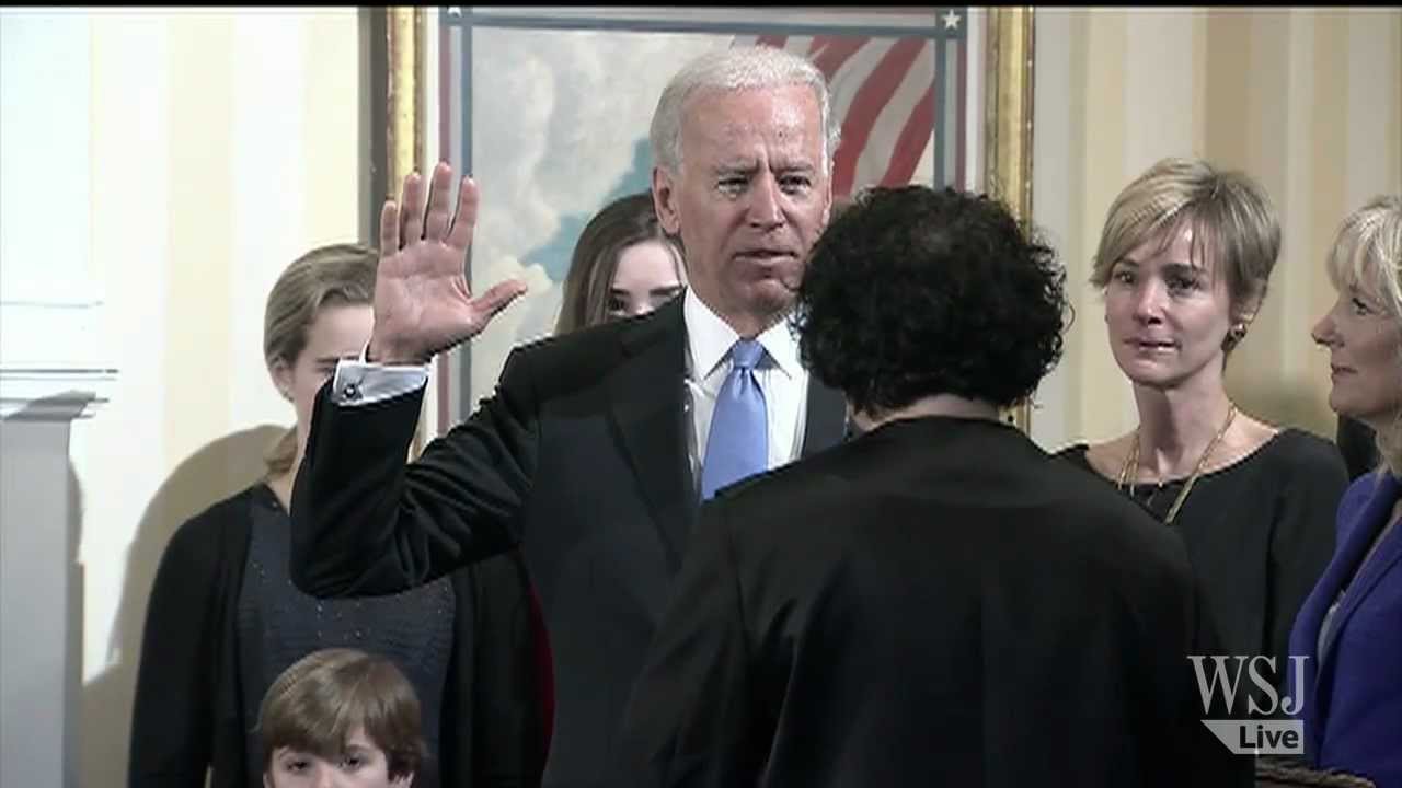 Vice President Biden Sworn In - Presidential Inauguration