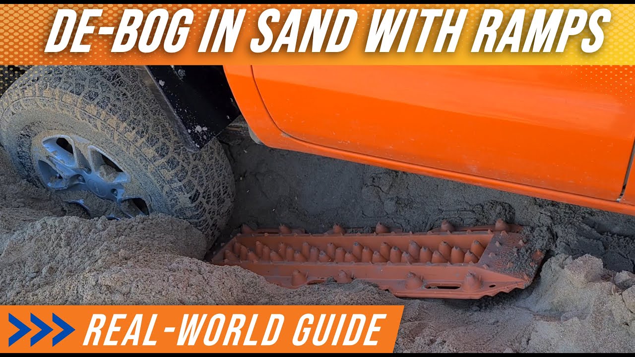 Recovery Traction Ramp (Maxtrax) sand recovery:  Detailed howto