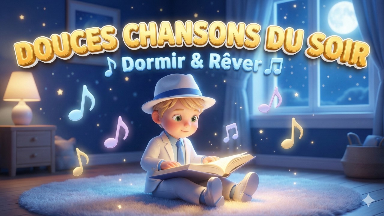 🌙 Douces Chansons du Soir 🎶 | Musiques Enfant pour Dormir et Rêver