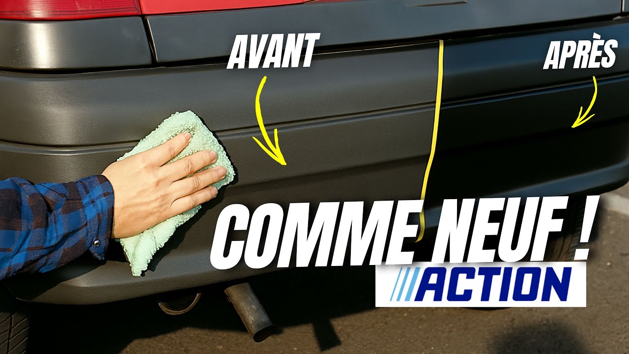 Renovation Plastiques et parechocs voiture pour moins de 1€ ? Clean auto & Astuce nettoyage voiture