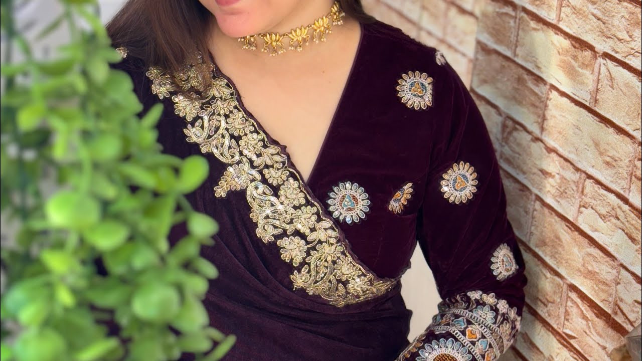 Designer Velvet 2099/- free shipping Booking 7557833105
