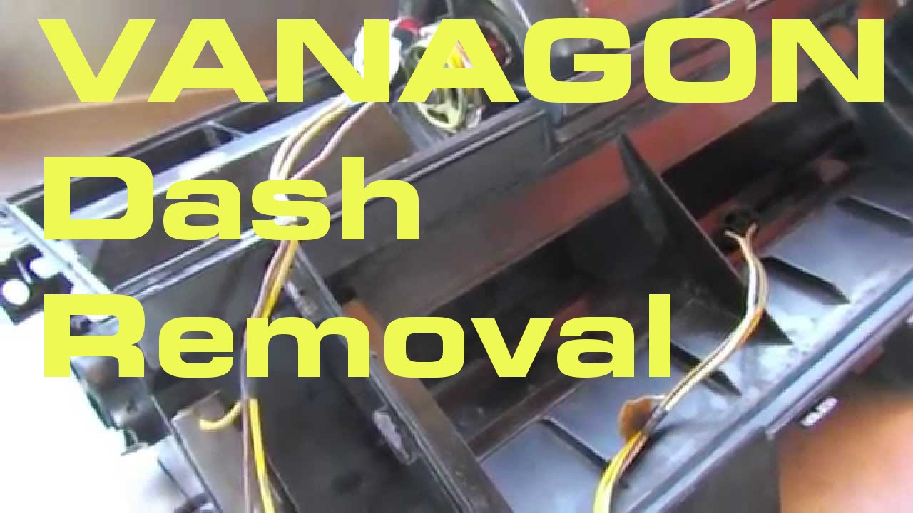 Vanagon Dash Removal and Heater Repair