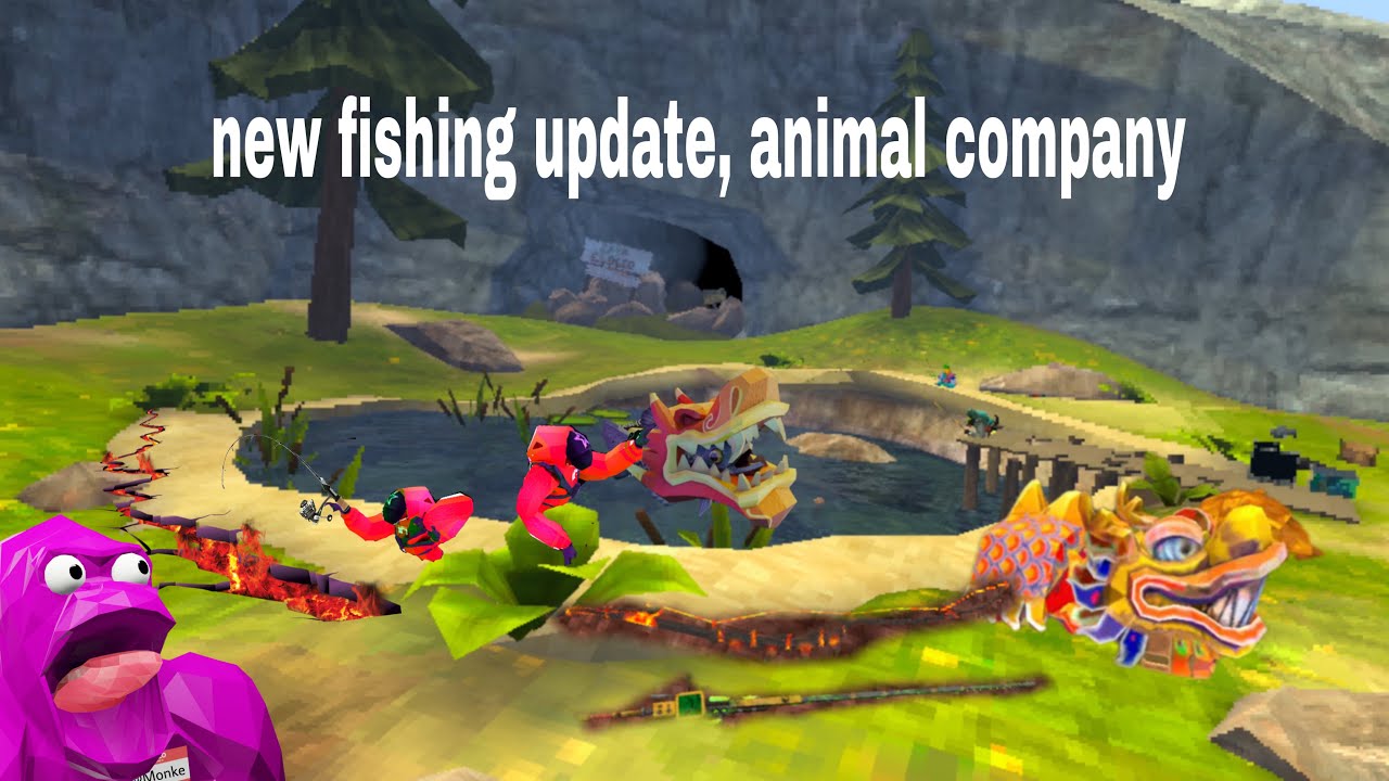 Animal company new fishing update ￼