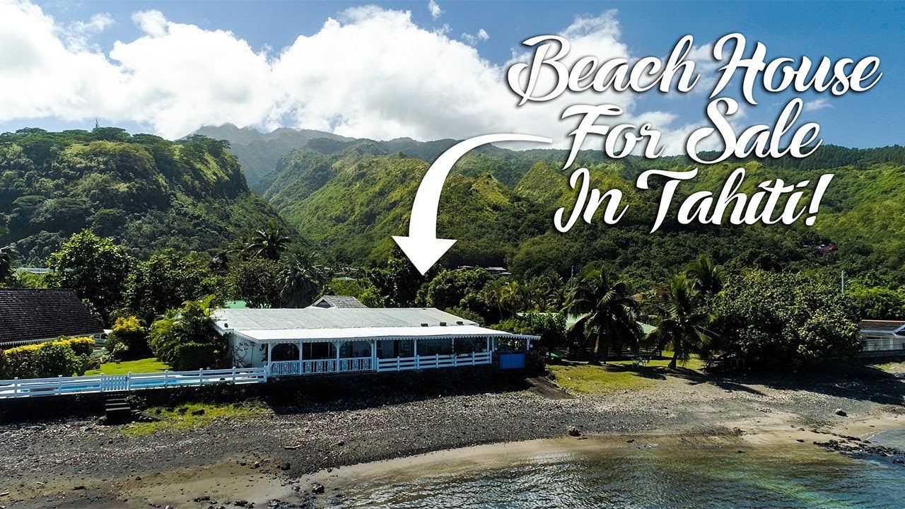 Beach house for sale in Tahiti, French Polynesia!