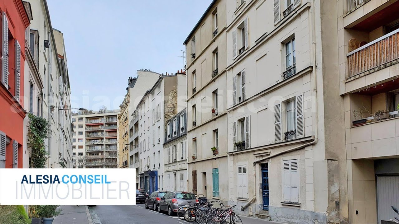 Paris 14ème - STUDETTE 12 m² À VENDRE entre ALÉSIA et le  Parc Montsouris
