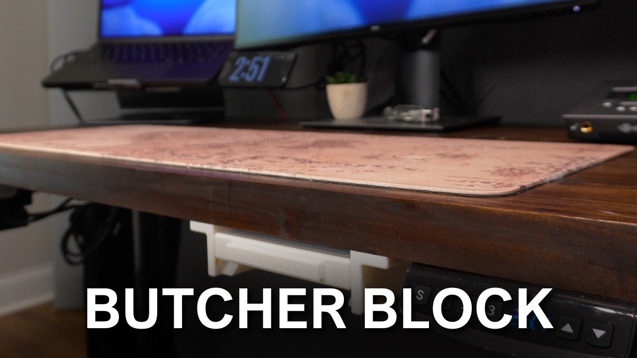 Butcher Block Studio Desk Build!