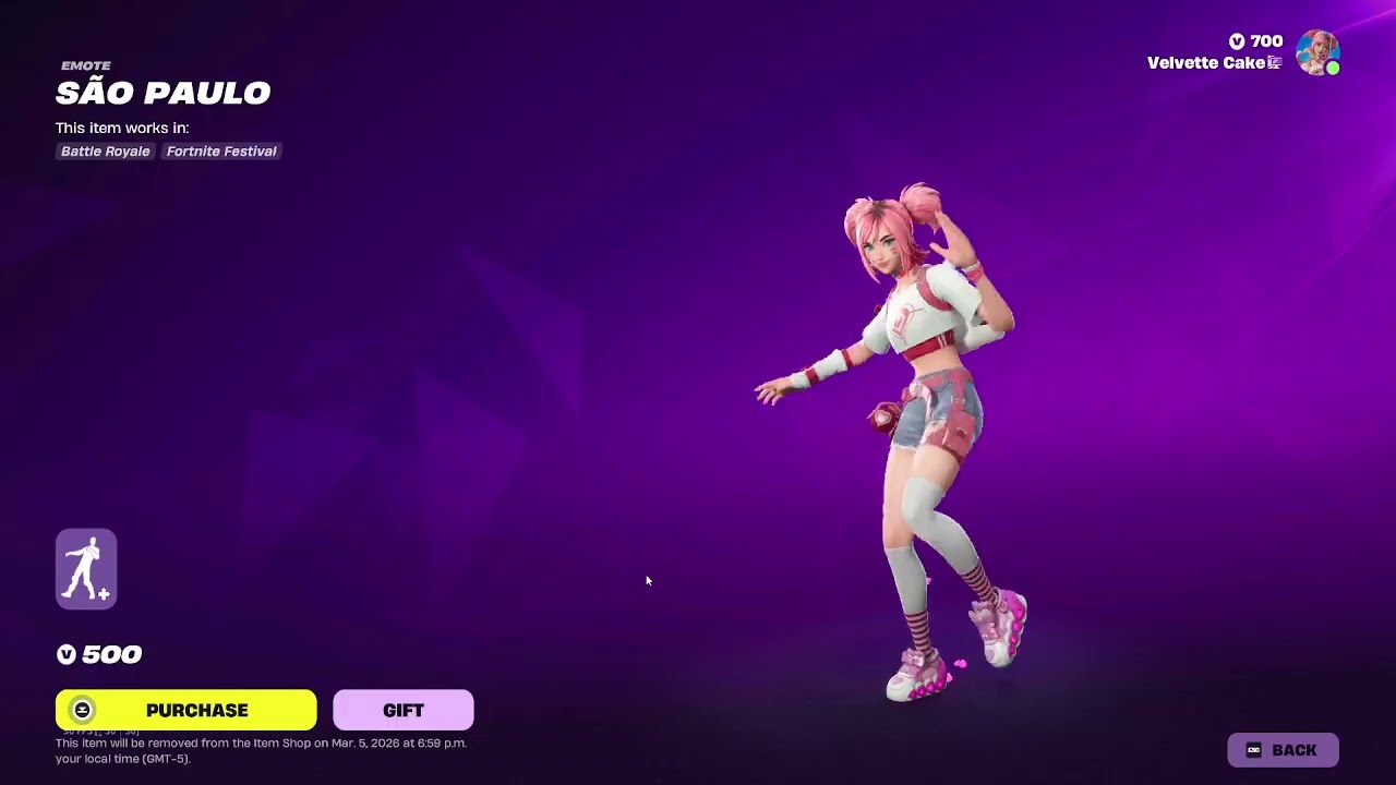 Fortnite: São Paulo dance Emote