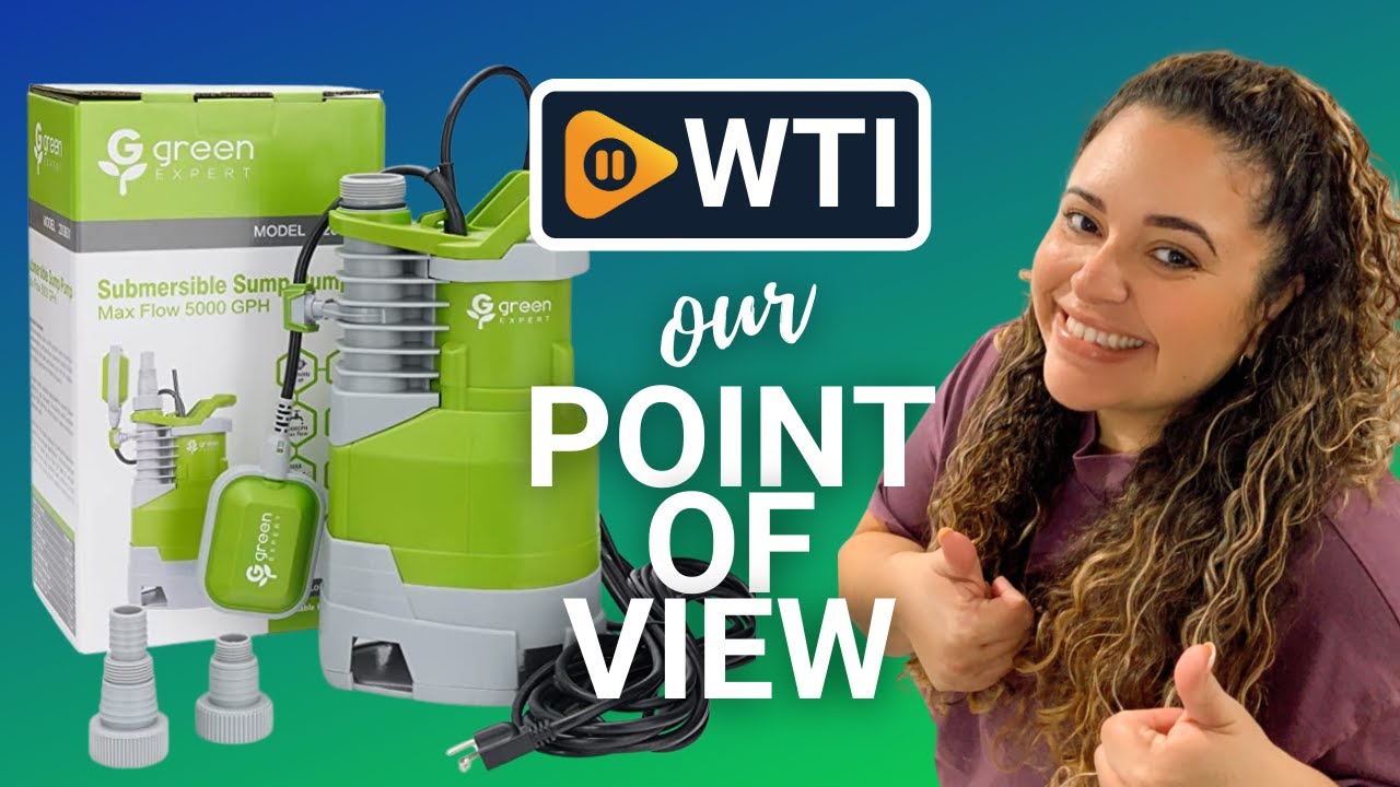 Green Expert Sump Pump | POV | Would you buy it?