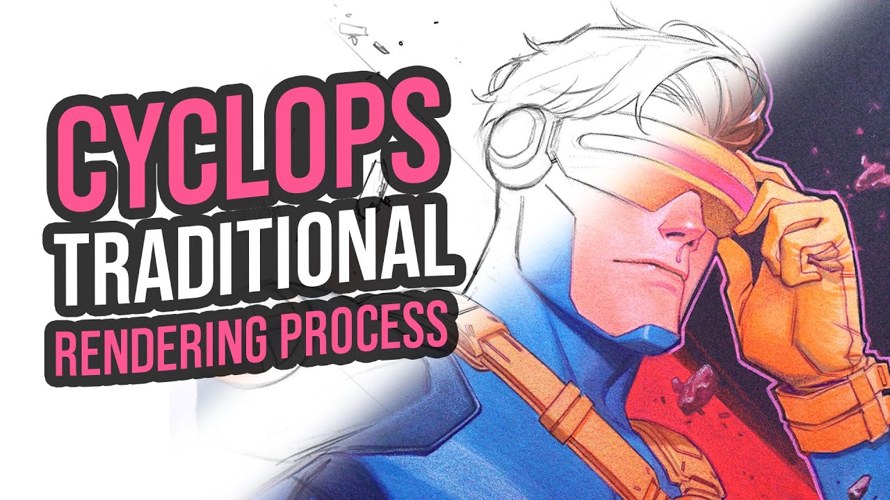 X-MEN - Cyclops Comission | Full Render Process
