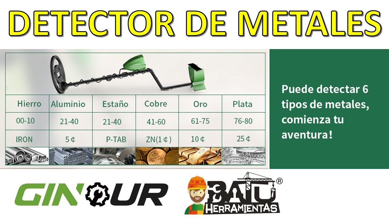 Detector METALES Ginour barato,lo probamos y &iquest;encontramos un tesoro? REVIEW y PRUEBAS de laboratorio