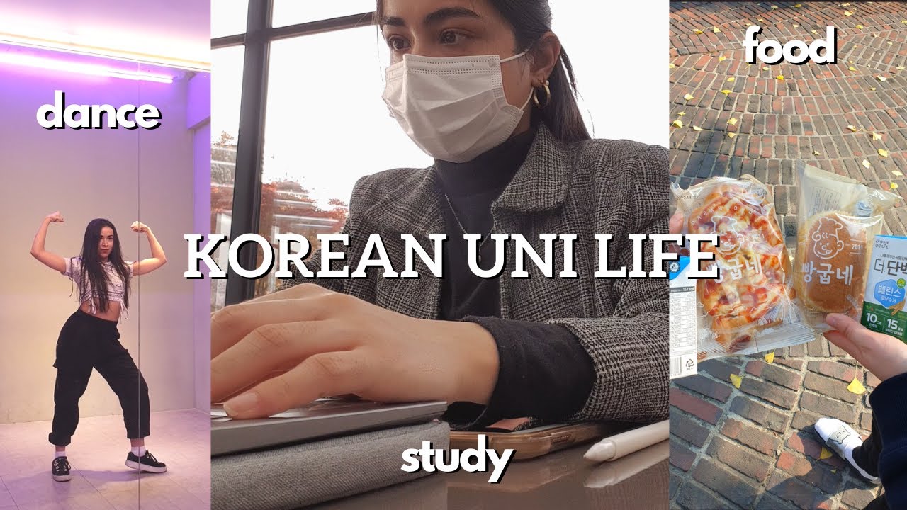 KOREAN UNI LIFE | week 11, free food, dance practice, working in the lab, study | @hjihye_gbm