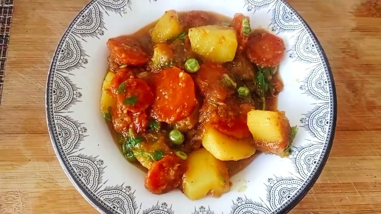 Mix Vegetables Recipe|potatoes Peas Carrot