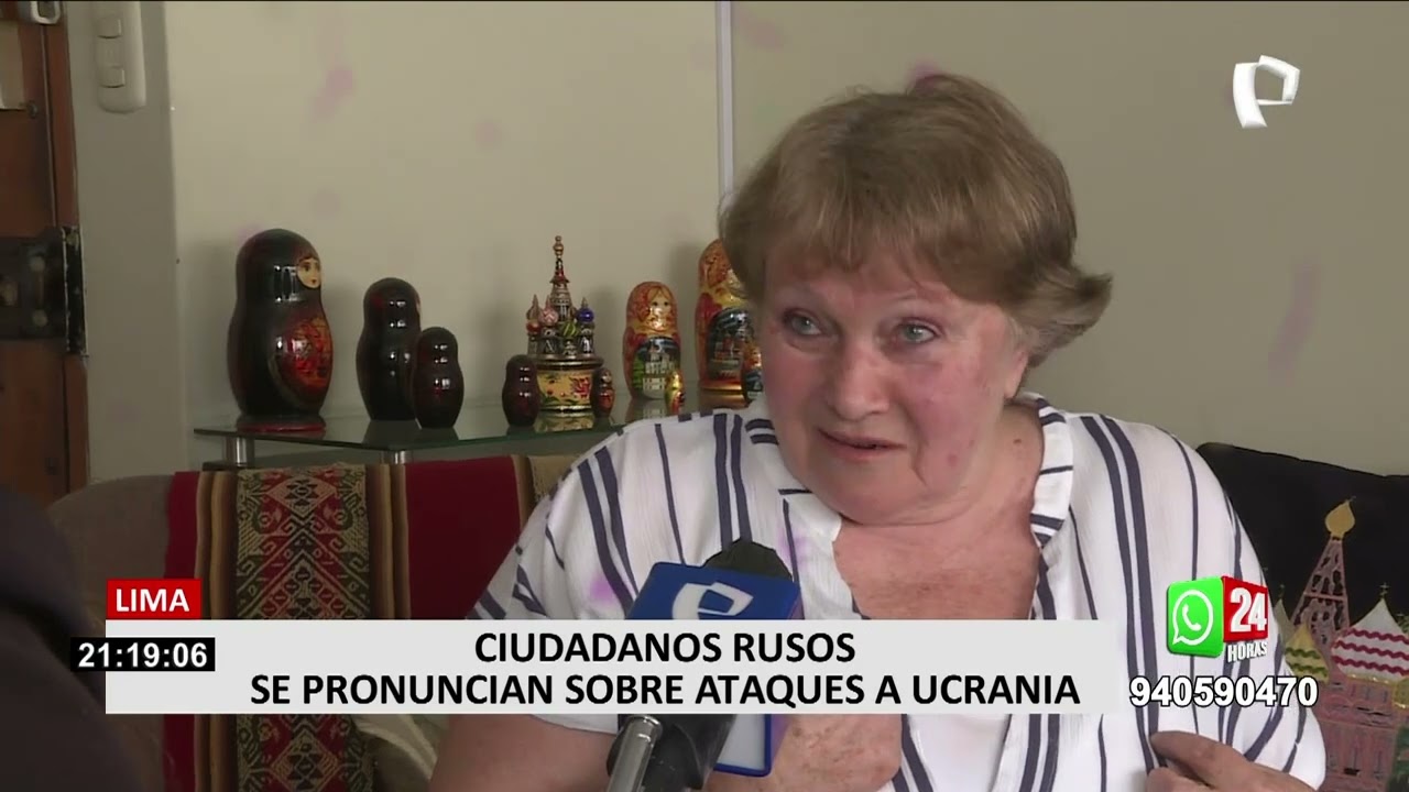 Ciudadanos rusos en Perú se pronuncian sobre ataques a Ucrania