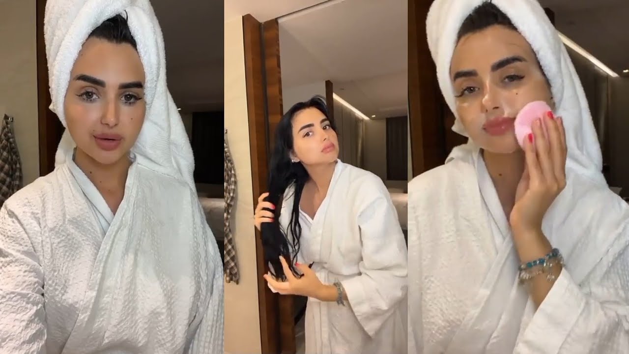 🔥🤩 أميرة روتين عناية البشرة و الشعر راحة🥰🔥