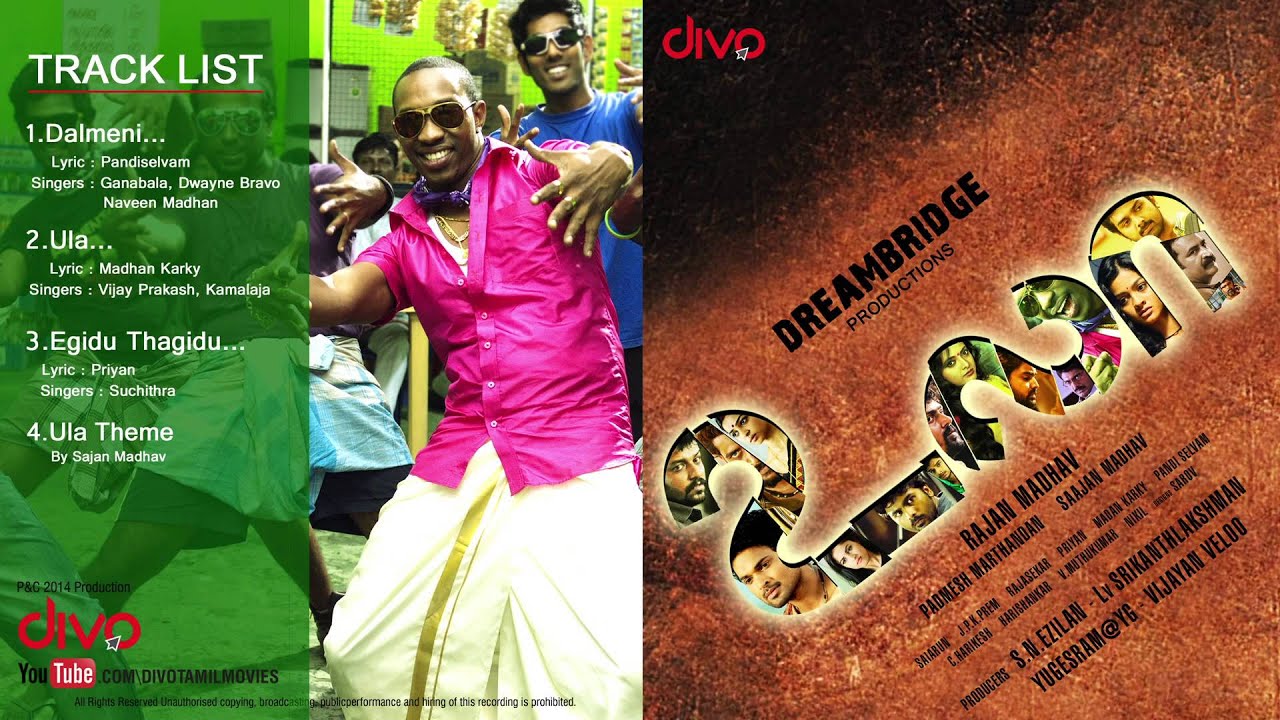 Chithiram Pesudhadi 2 - Jukebox | Saajan Madhav | featuring Dwayne Bravo in Yen Da