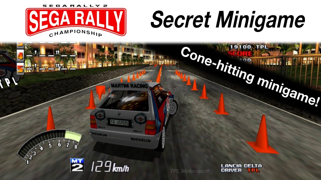 Sega Rally 2 (Arcade) - Secret Mini-game