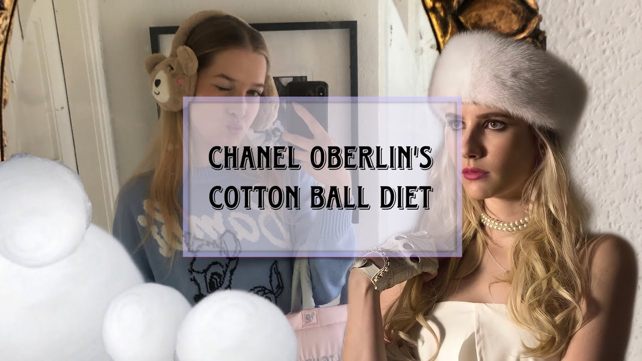 Following Chanel Oberlin's diet ♡ the cotton ball diet ♡Angel Oberlin ♡