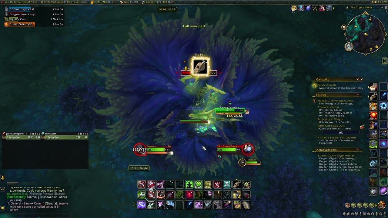 how to open the dreamer's bounty chest in 10.1 zaralek caverns wow dragonflight tutorial