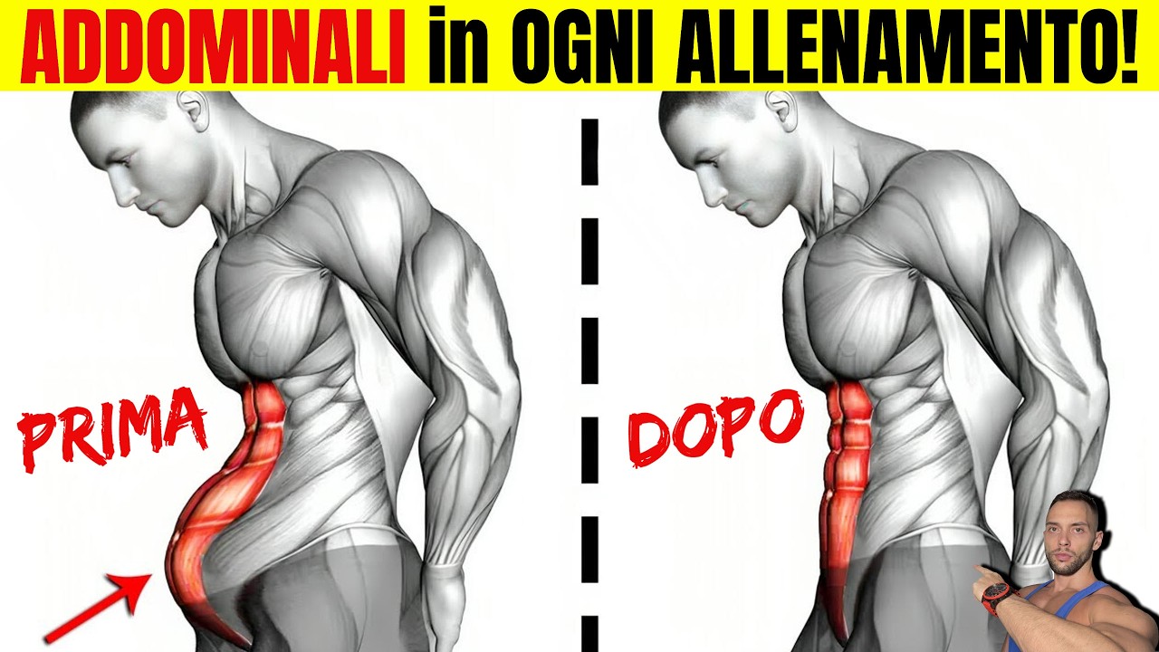 Allenare gli ADDOMINALI OGNI GIORNO per averli SQUARTATI