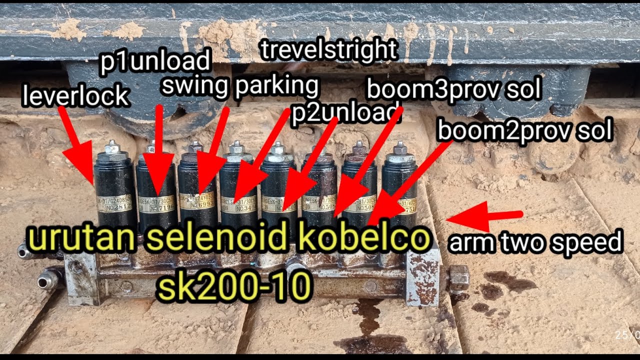 Urutan seleNeoid pada kobelco sk200-10/ sk210-10. @JeryMechanics