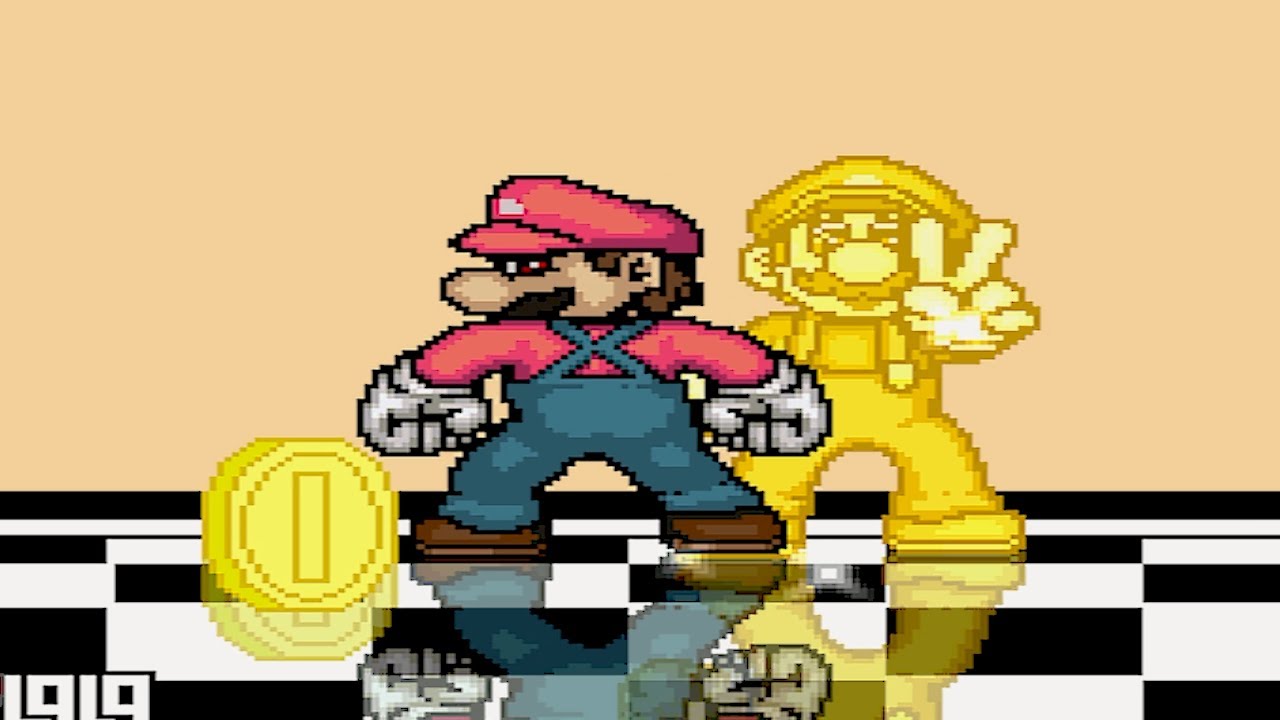 TEAM DEVIL MARIO  &  GOLD MARIO  FIGHTS and DESTROYS MUGENS in SURVIVAL MODE