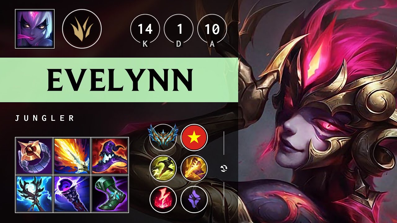 Evelynn Jungle vs Jax - VN Challenger Patch 25.13