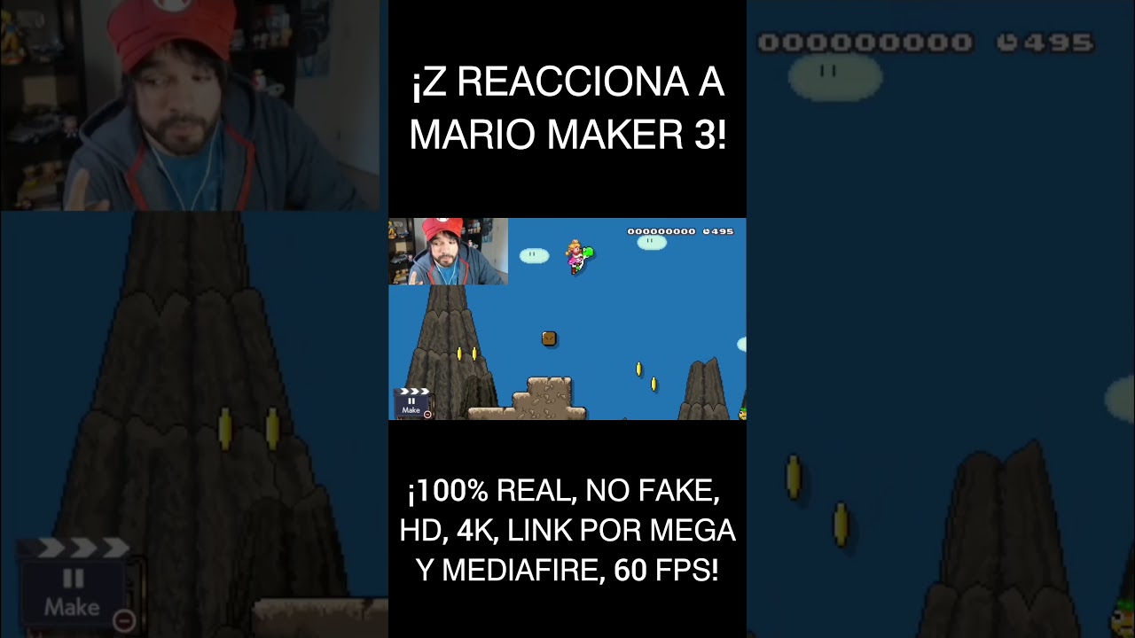Zssj reacciona a mario maker 3 #Zssj #smm3 #zetajin #mariomaker3