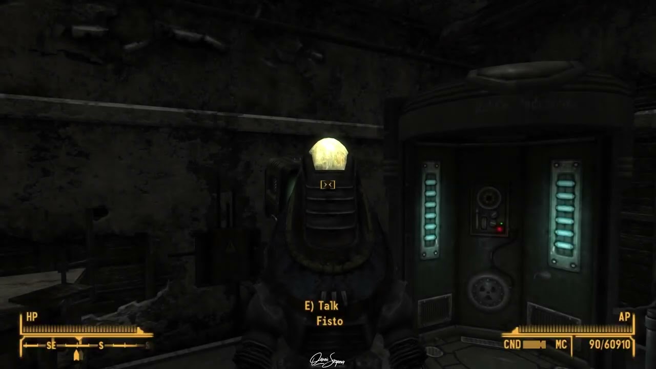Recruiting a sexbot and tries it out first for the Atomic Wrangler (Fisto)