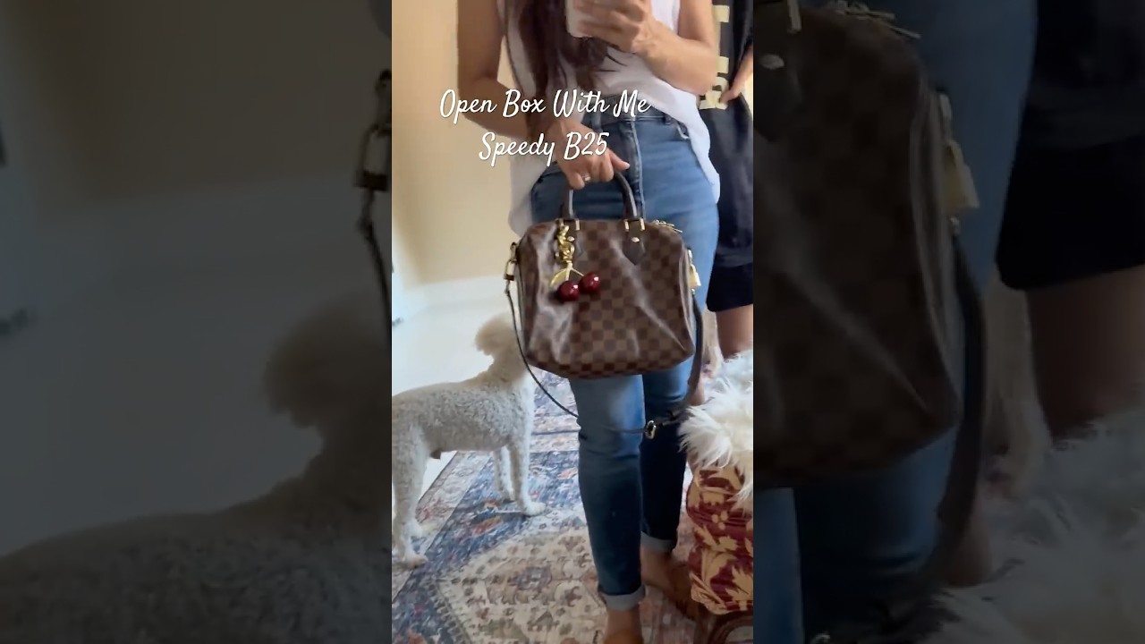Unboxing the Icon: Louis Vuitton Speedy B 25 🤩 #louisvuitton #shortvideo #shorts #lv #brandnew