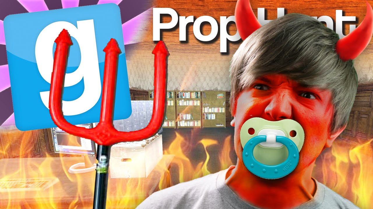 Gmod Prop Hunt #1 - Demon Baby