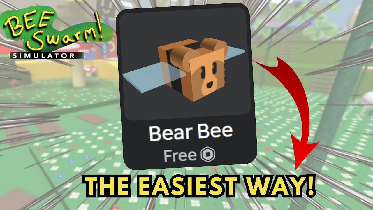 КАК ПОЛУЧИТЬ МЕДВЕДЯ-ПЧЕЛУ БЕСПЛАТНО В BEE SWARM SIMULATOR! (САМЫЙ ПРОСТОЙ СПОСОБ) 🐝✨+ КОДЫ🐻