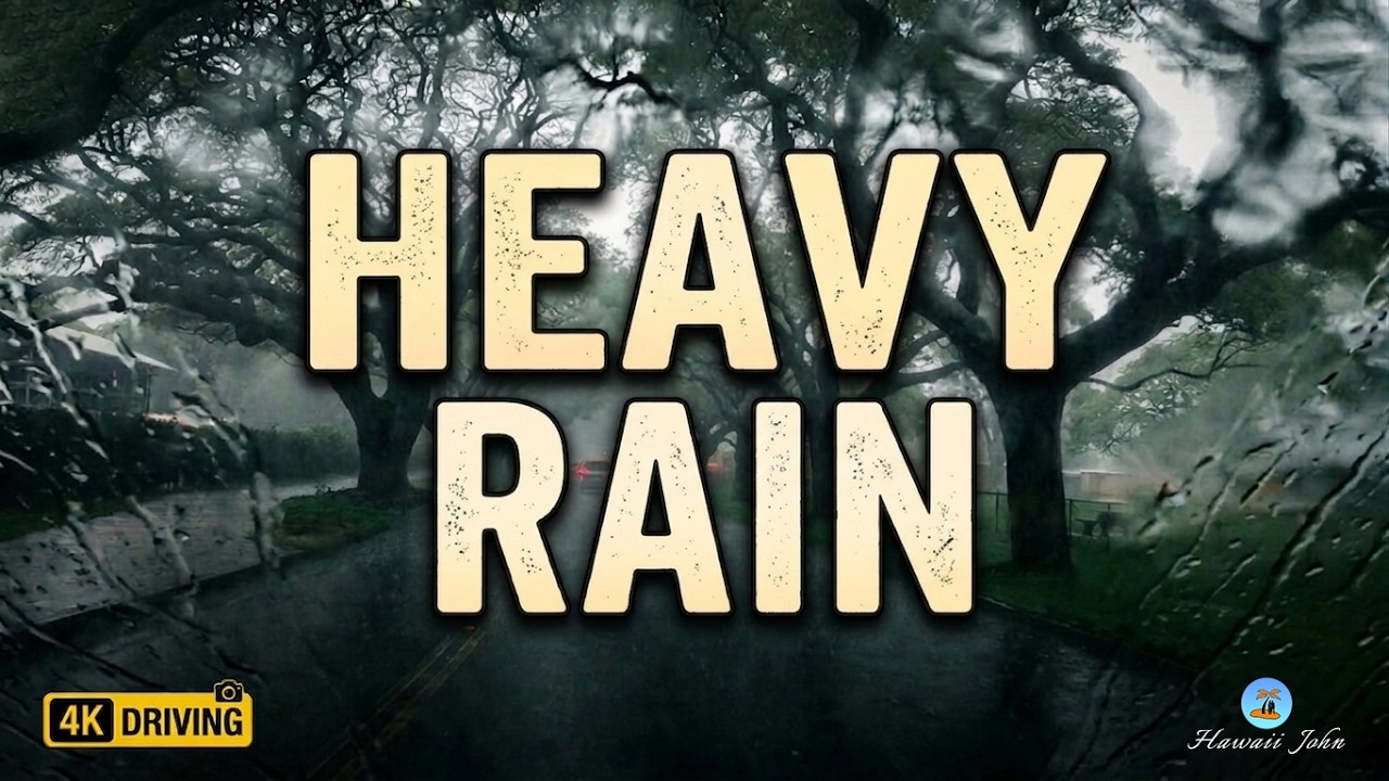 NEVER SEEN THIS MUCH RAIN: This is What a Real Hawaii Downpour Looks Like 🌴 Hawaii John