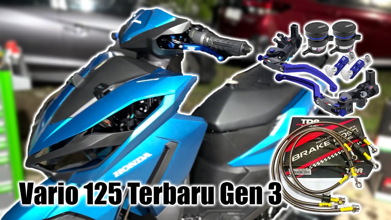 Project Pengereman‼️Cakepp Modif Master Rem Vario 125 Terbaru Dandi Malik