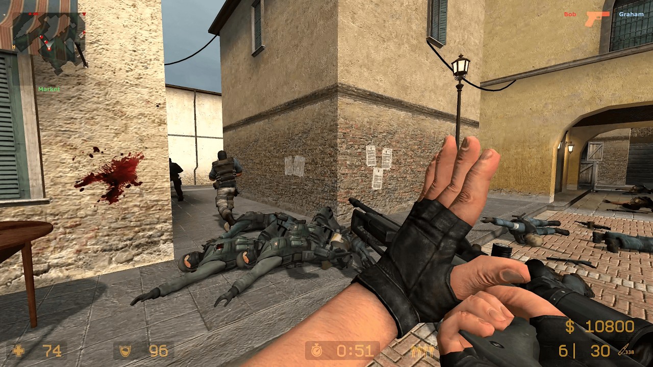 Counter Strike Source - 4K Gameplay - cs italy