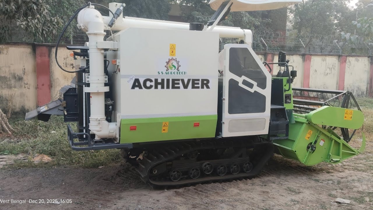 ACHIEVER NEW UPDATE MODEL PADDY CATING CHAN COMBINED HERVESTER 113HP UPTO130HP #achiever #shuvoteach
