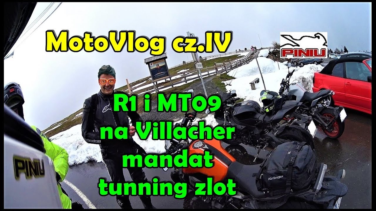 05.2019 cz.IV Yamaha R1 i MT09 na Villacher | mandat | tuning zlot. MotoVlog