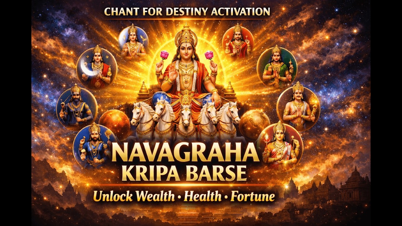 Navagraha Kripa Barse | 9 Planets Blessing Chant for Wealth, Health & Destiny Activation