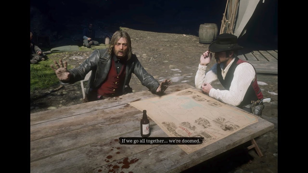 Micah Pesters Dutch about the Blackwater Money / Hidden Dialogue / Red Dead Redemption 2
