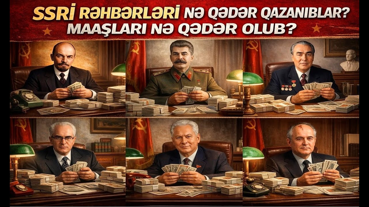 SSRİ rəhbərləri nə qədər qazanırdı? Maaşdan əlavə gəlirləri hardan idi?
