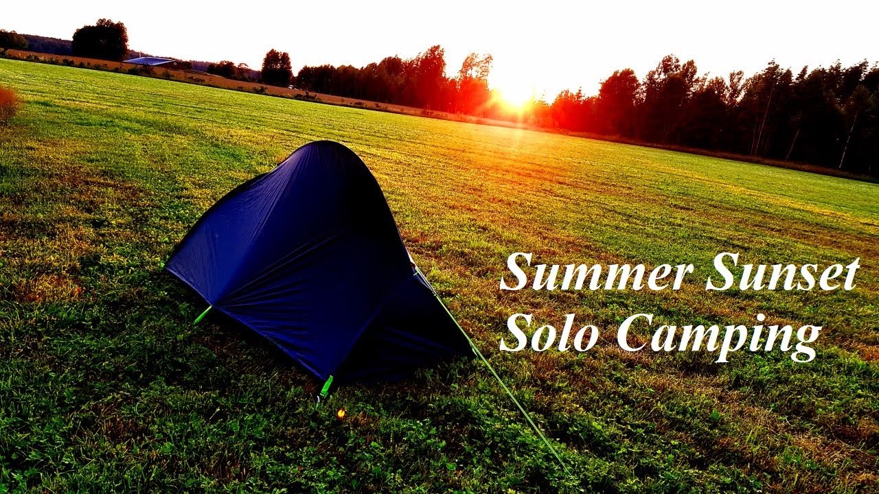 Summer Sunset Solo Camping - Naturehike Cycling Storage 1 - July 2021 [English]