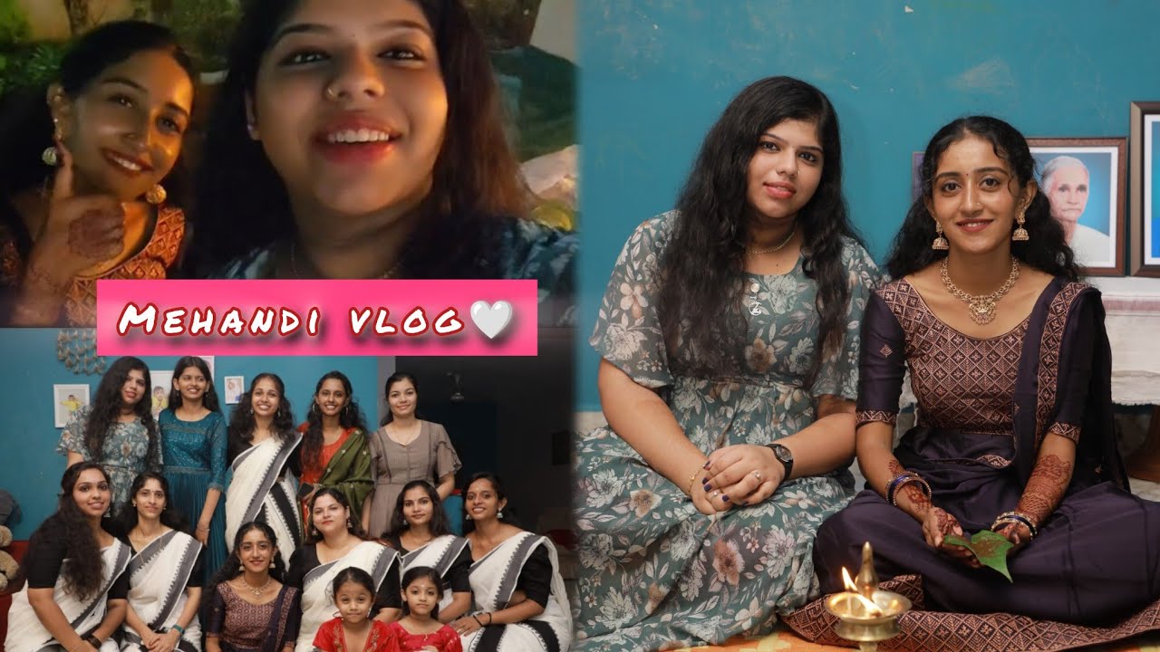  SISTER'S Mehandi vlog🤍