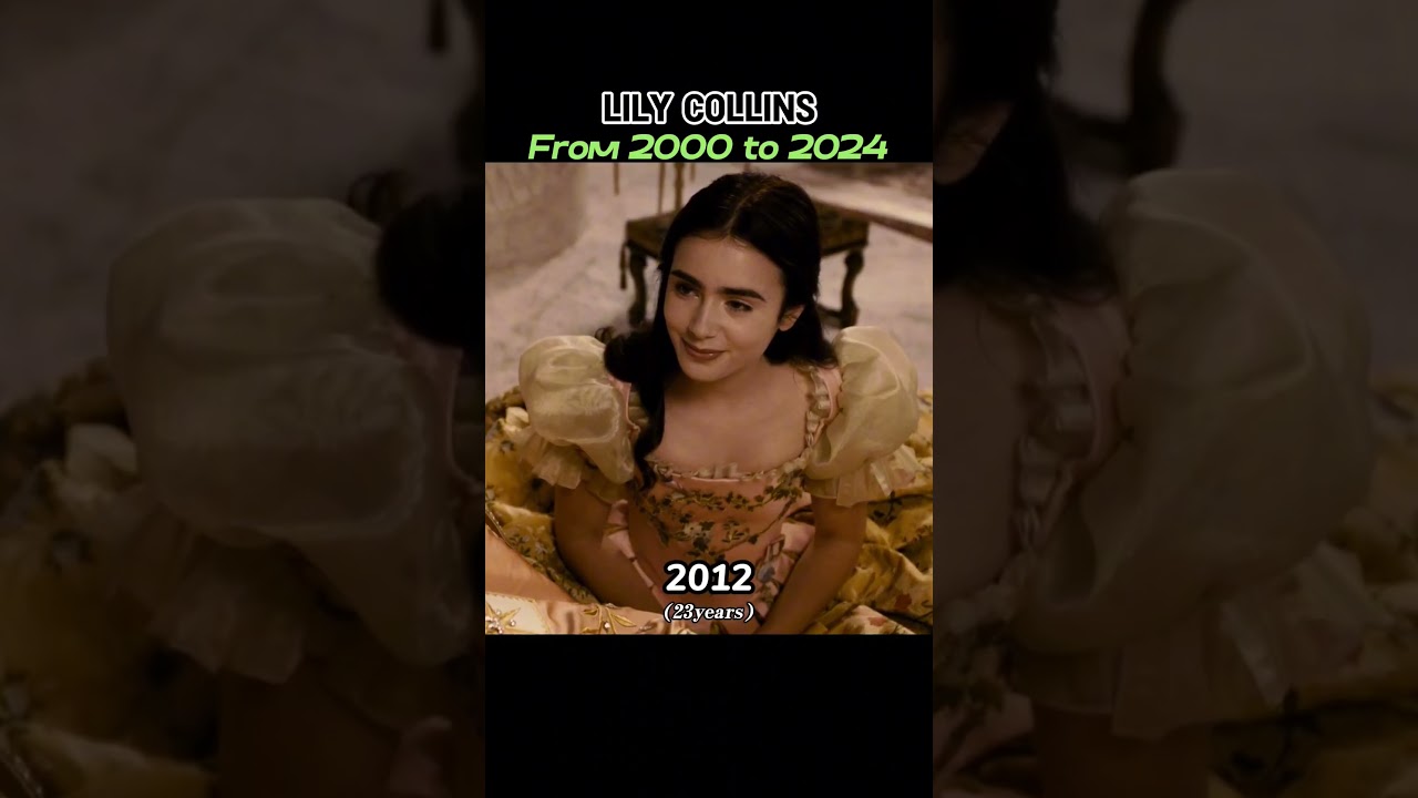 LILY COLLINS #evolution #actress #lilycollins #thenandnow #thennowforever #shorts