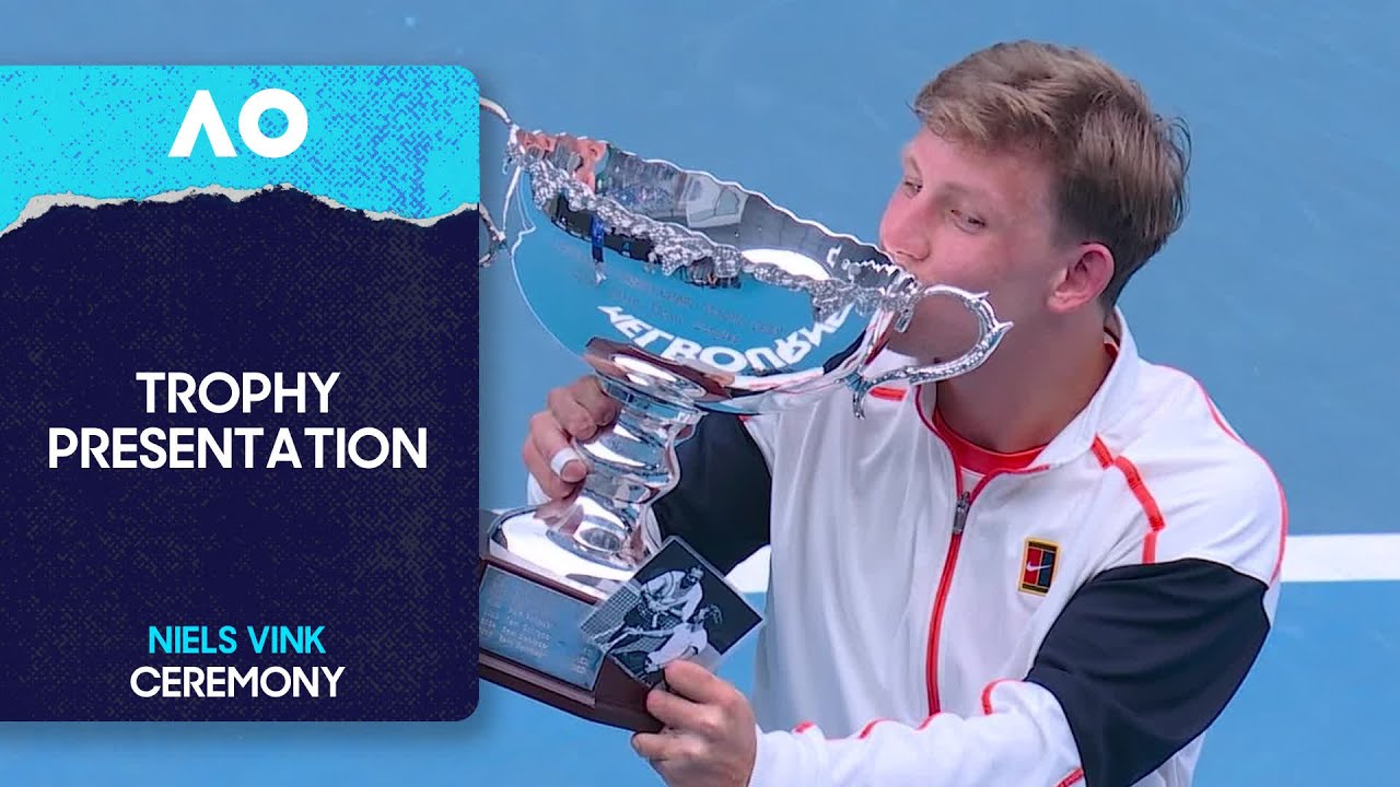 Mens' Quad Wheelchair Singles Trophy Ceremony | Vink/Schroder | Australian Open 2026 Final