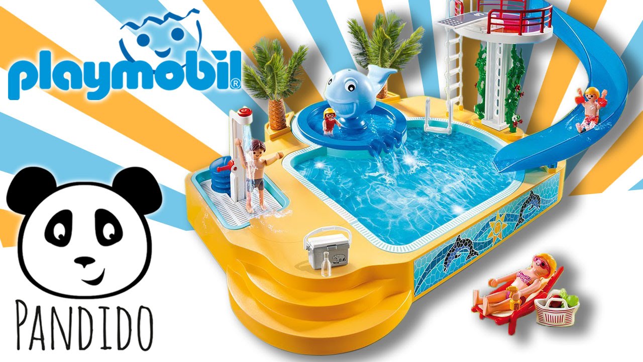⭕ Playmobil Schwimmbad -  ausgepackt und angespielt - Pandido TV