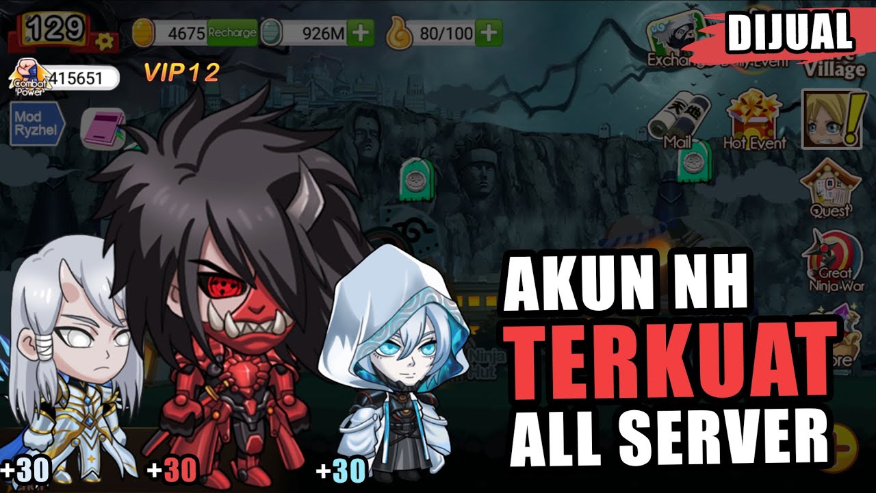 Akun Terkuat Ninja Heroes New Era (TERJUAL)