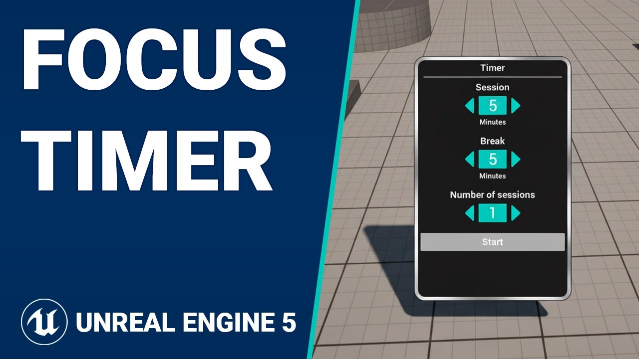 How to make a Focus Timer in Unreal engine 5