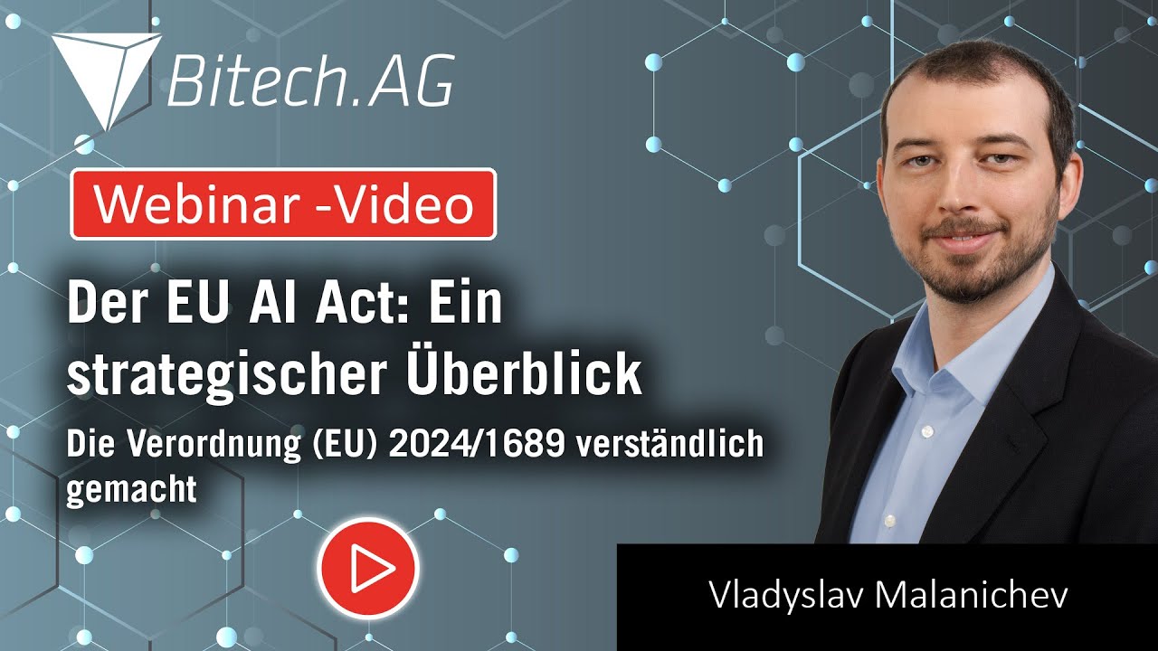 Der EU AI Act: Ein strategischer Überblick: Die Verordnung (EU) 2024/1689 verständlich gemacht!