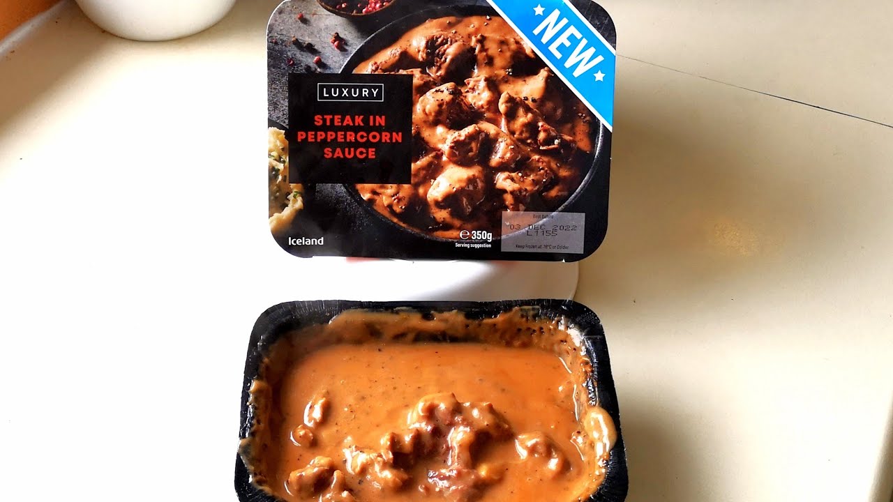 Luxury Steak in Peppercorn Sauce | Iceland | New | Food Review