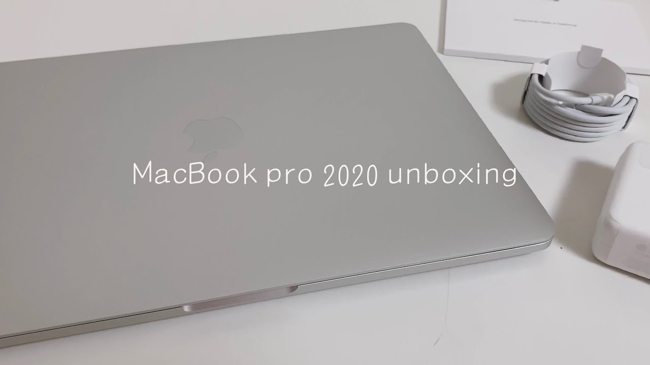 VLOG) 애플 맥북프로 2020 13인치 언박싱 Apple MacBook Pro 13 2020 unboxing and set-up
